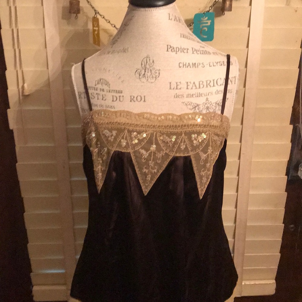 Victoria’s Secret beaded + sequined camisole